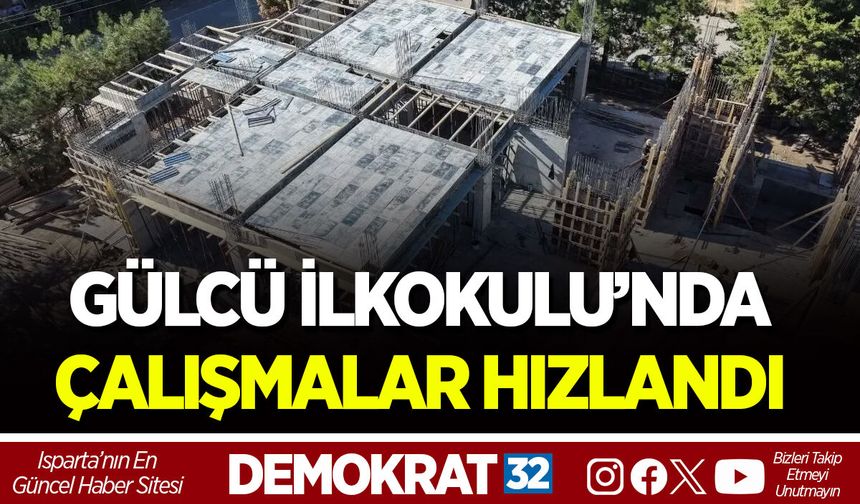 GÜLCÜ İLKOKULU’NDA ÇALIŞMALAR HIZLANDI