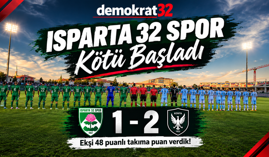 Eksi 48 Puanlı Adana Demirspor'dan Isparta'da Tarihi Darbe: 1-2!