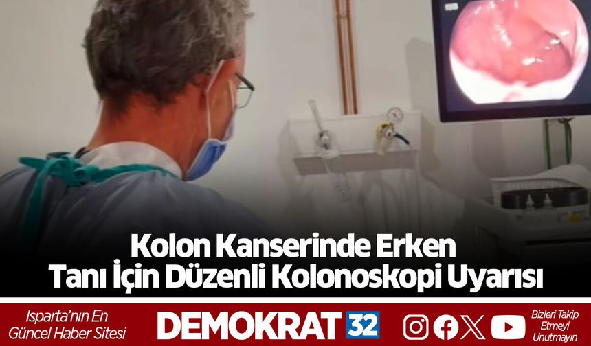 Kolon Kanserinde Erken  Tanı İçin Düzenli Kolonoskopi Uyarısı