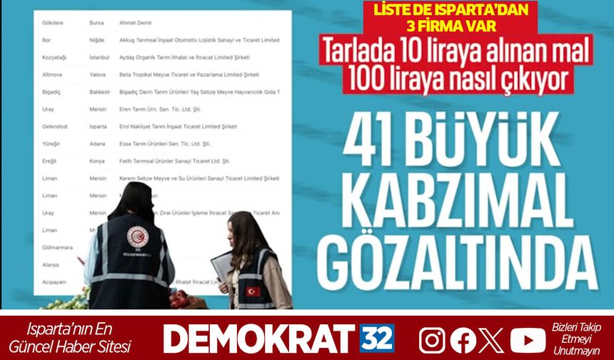 Gıda tedarik firmalarına operasyon: 41 dağıtıcı şirketin 41 yöneticisine gözaltı