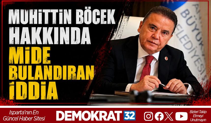 MUHİTTİN BÖCEK HAKKINDA MİDE BULANDIRAN İDDİA