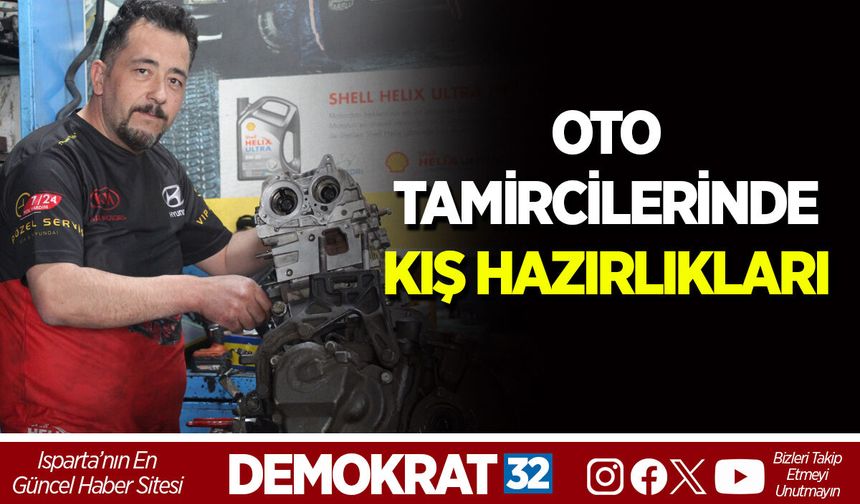 OTO TAMİRCİLERİNDE KIŞ HAZIRLIKLARI