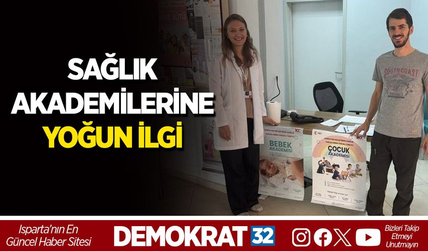 SAĞLIK AKADEMİLERİNE YOĞUN İLGİ