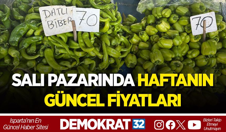 SALI PAZARINDA HAFTANIN GÜNCEL FİYATLARI