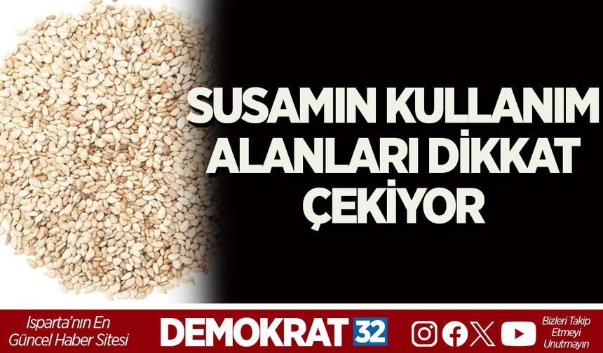 SUSAMIN KULLANIM ALANLARI DİKKAT ÇEKİYOR
