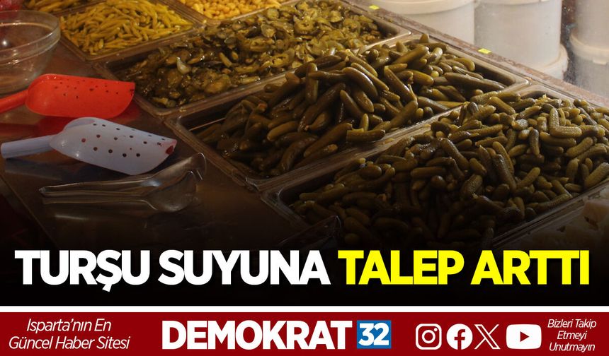TURŞU SUYUNA TALEP ARTTI