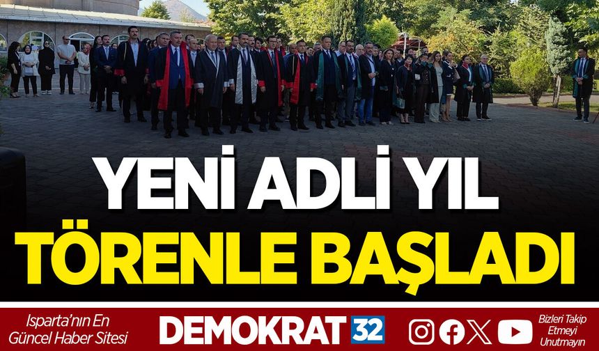 YENİ ADLİ YIL TÖRENLE BAŞLADI