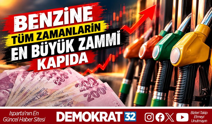BENZİNE TÜM ZAMANLARIN EN BÜYÜK ZAMMI KAPIDA