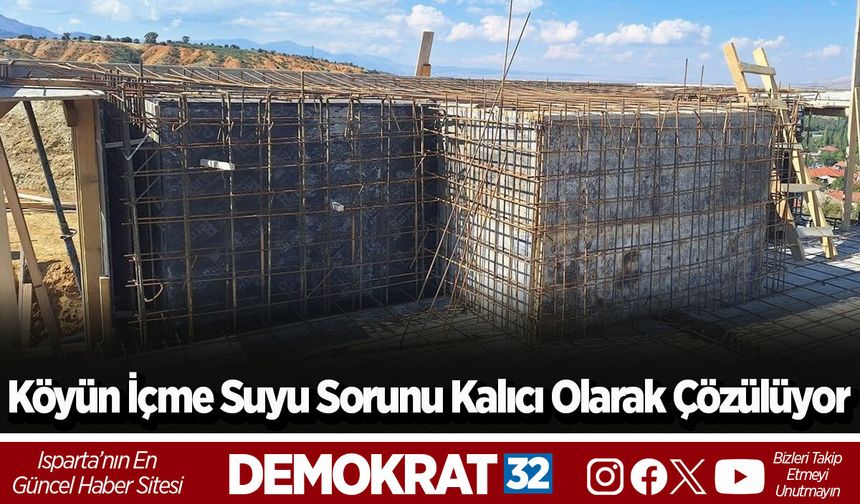 Köyün İçme Suyu Sorunu Kalıcı Olarak Çözülüyor