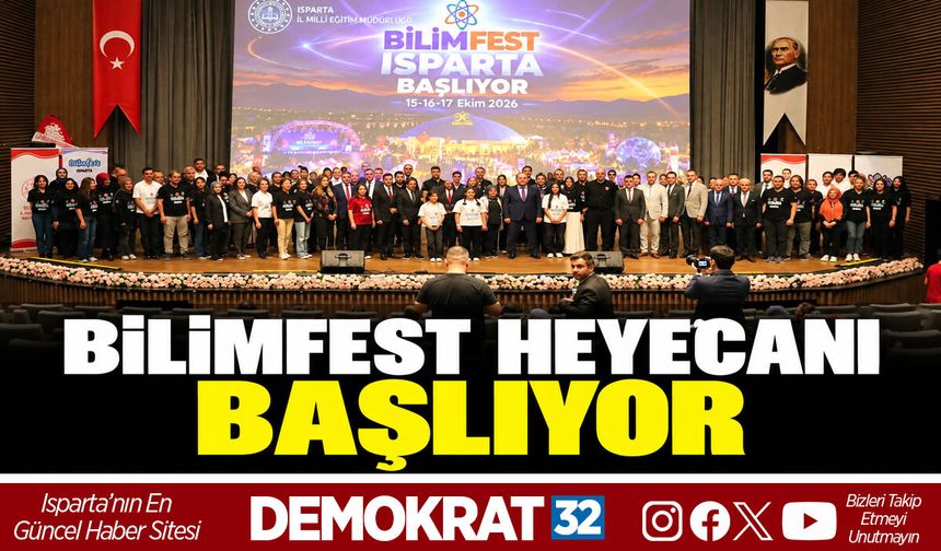 BİLİMFEST HEYECANI BAŞLIYOR