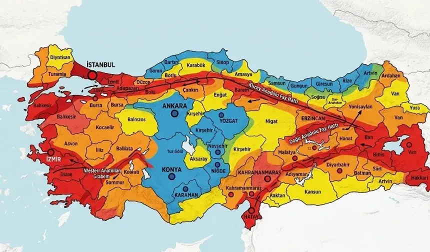 Deprem Tehlikesi En Az Olan Güvenli İller Hangileri? 2026 Türkiye Deprem Haritası