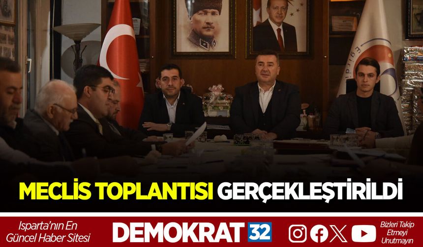 EKİM AYI MECLİS TOPLANTISI GERÇEKLEŞTİRİLDİ