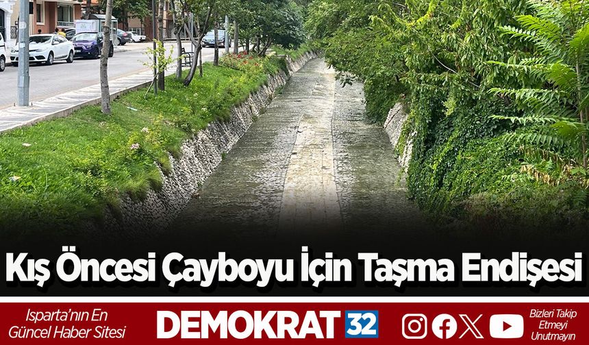 Kış Öncesi Çayboyu İçin Taşma Endişesi