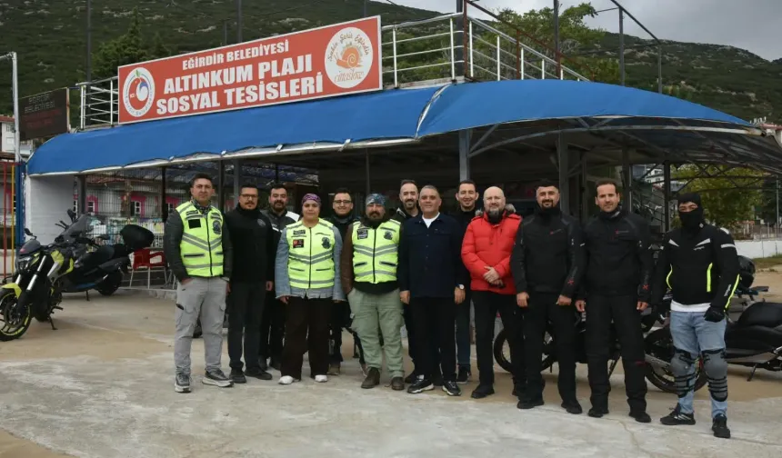 Eğirdir'de 1. Motosiklet Festivali Gerçekleştirildi