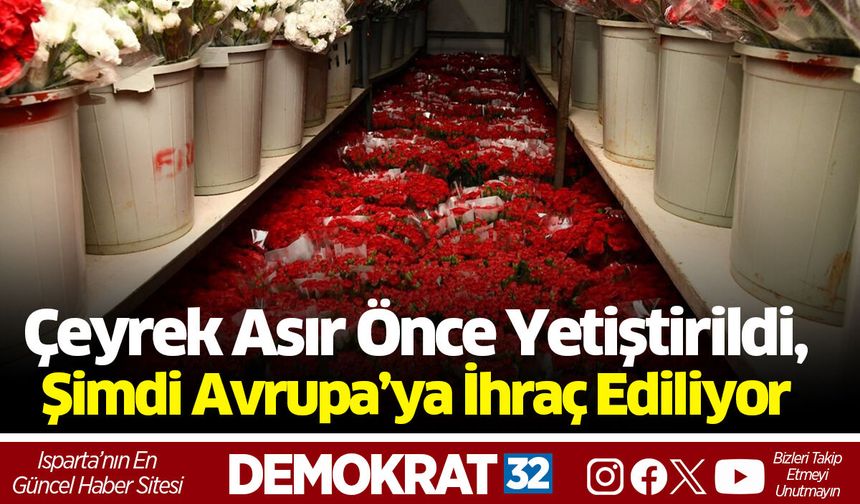 Çeyrek Asır Önce Yetiştirildi, Şimdi Avrupa’ya İhraç Ediliyor