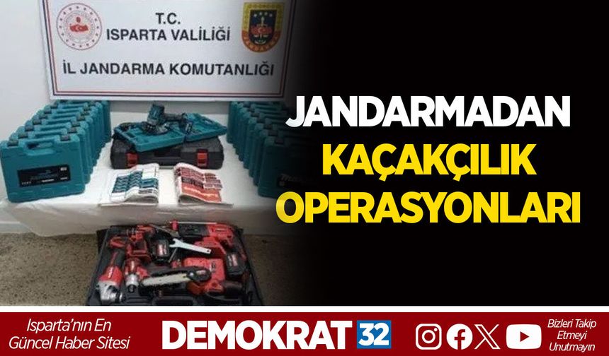 JANDARMADAN KAÇAKÇILIK OPERASYONLARI