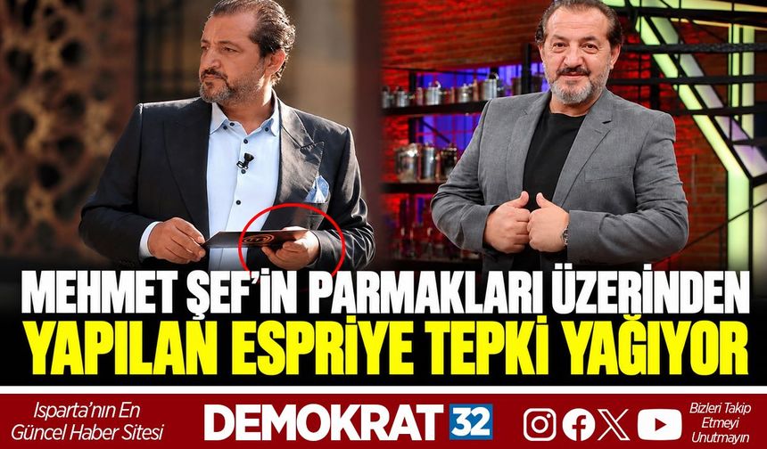 Mehmet Şef'in Parmakları Üzerinden Yapılan Espriye Tepki Yağıyor