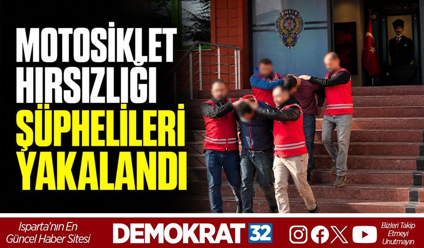 Motosiklet Hırsızlığı Şüphelileri Yakalandı