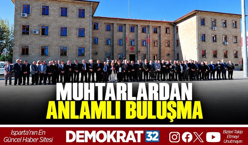 Muhtarlardan Anlamlı Buluşma