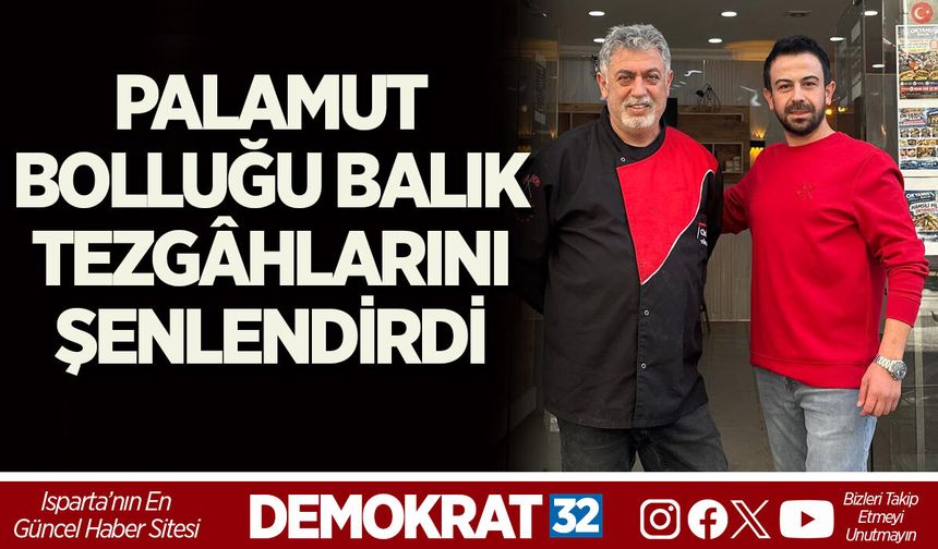 PALAMUT BOLLUĞU BALIK TEZGÂHLARINI ŞENLENDİRDİ