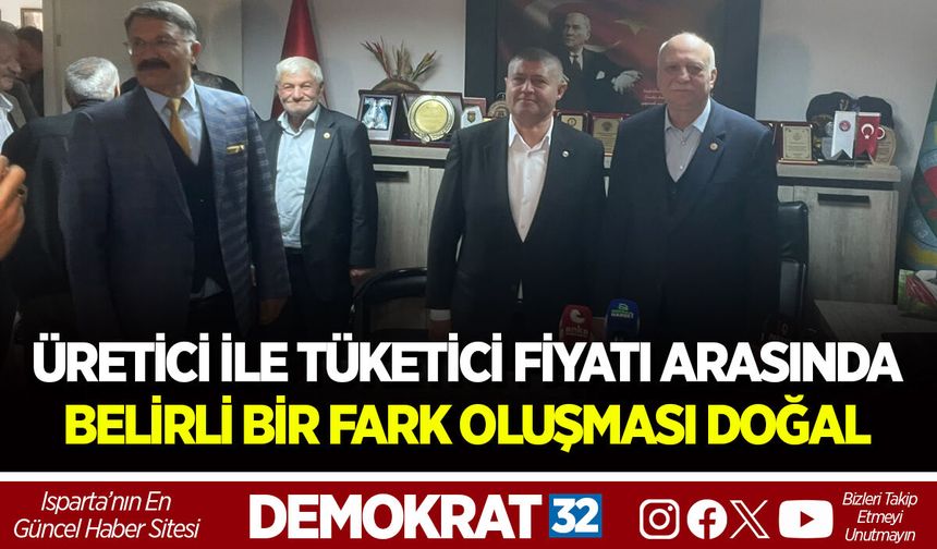 ÜRETİCİ İLE TÜKETİCİ FİYATI ARASINDA BELİRLİ BİR FARK OLUŞMASI DOĞAL
