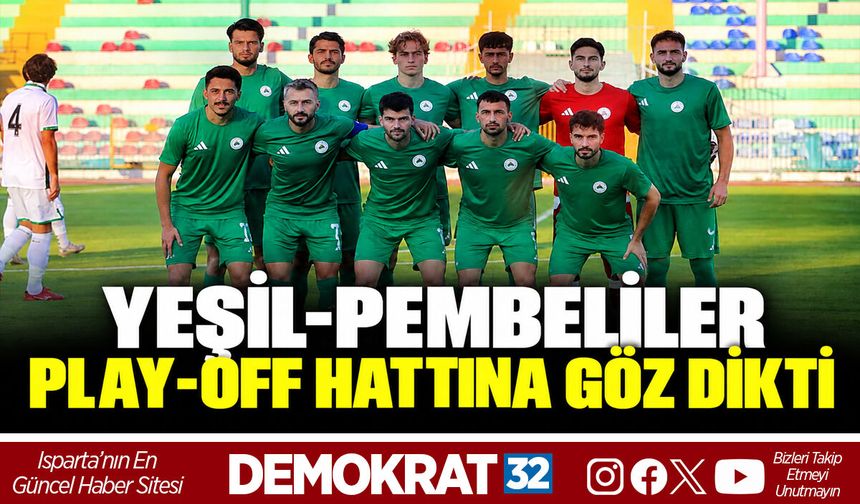 YEŞİL-PEMBELİLER PLAY-OFF HATTINA GÖZ DİKTİ