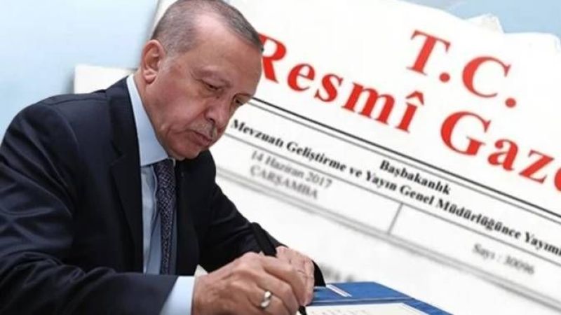 Resmi Gazetede Onaylandı