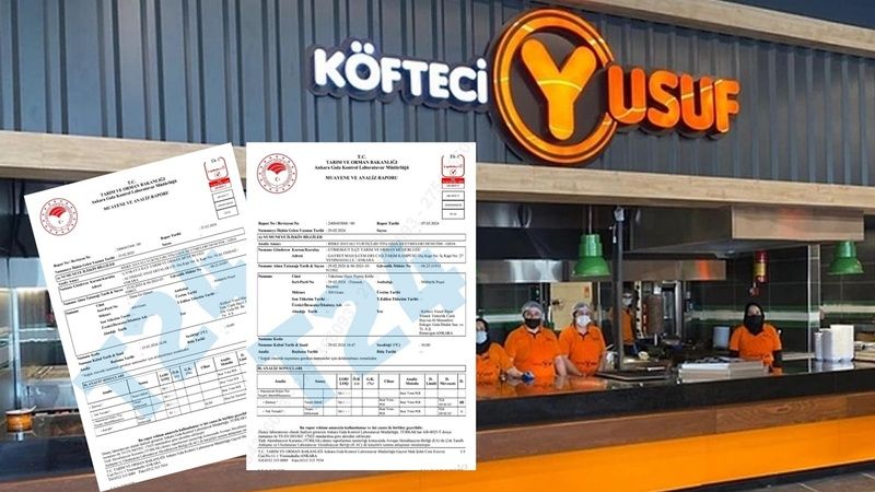 <p>DOMUZ ETİ’NİN KULLANILDIĞI ŞUBE</p>
<p>17 Aralık 2011 tarihli Gıda ve Yemin Resmi Kontrolü Yönetmeliği’nin 8. maddesi uyarınca, kişilerin yaşamını ve sağlığını tehdit edecek şekilde bozulmuş veya değiştirilmiş gıdaları üreten ya da satan firmaların isimleri, ürün adları, markaları, parti ve seri numaraları burada paylaşılmaktadır.  Sitede “Sağlığı Tehlikeye Düşürecek Gıdalar” bölümünde; merkezi Bursa’nın Yenişehir ilçesinde bulunan “Köfteci Yusuf” isimli firmanın köfte ve dana eti döner ürünlerinde domuz eti tespit edildiği aktarıldı.</p>