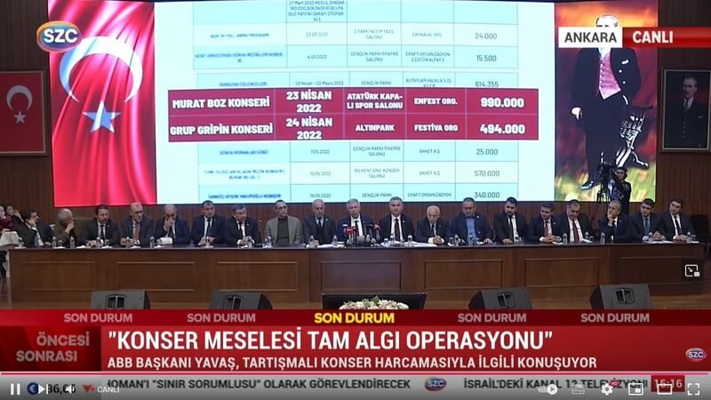 <p><span>-İzahatın doğru olup olmadığı için Yapı Kontrol'e soruluyor. Ses, sahne kurulumu, teknik özellikleri belli olan sahne için piyasa tespiti yapılması isteniyor.</span></p>