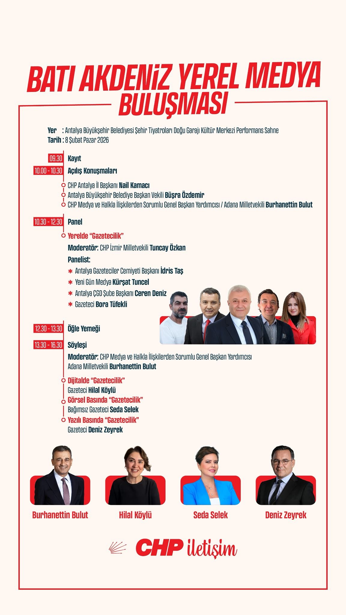 Batı Akdeniz Yerel Medya Buluşması Antalya’da Yapılacak