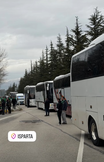 Isparta Esnafı, Deplasman (1)