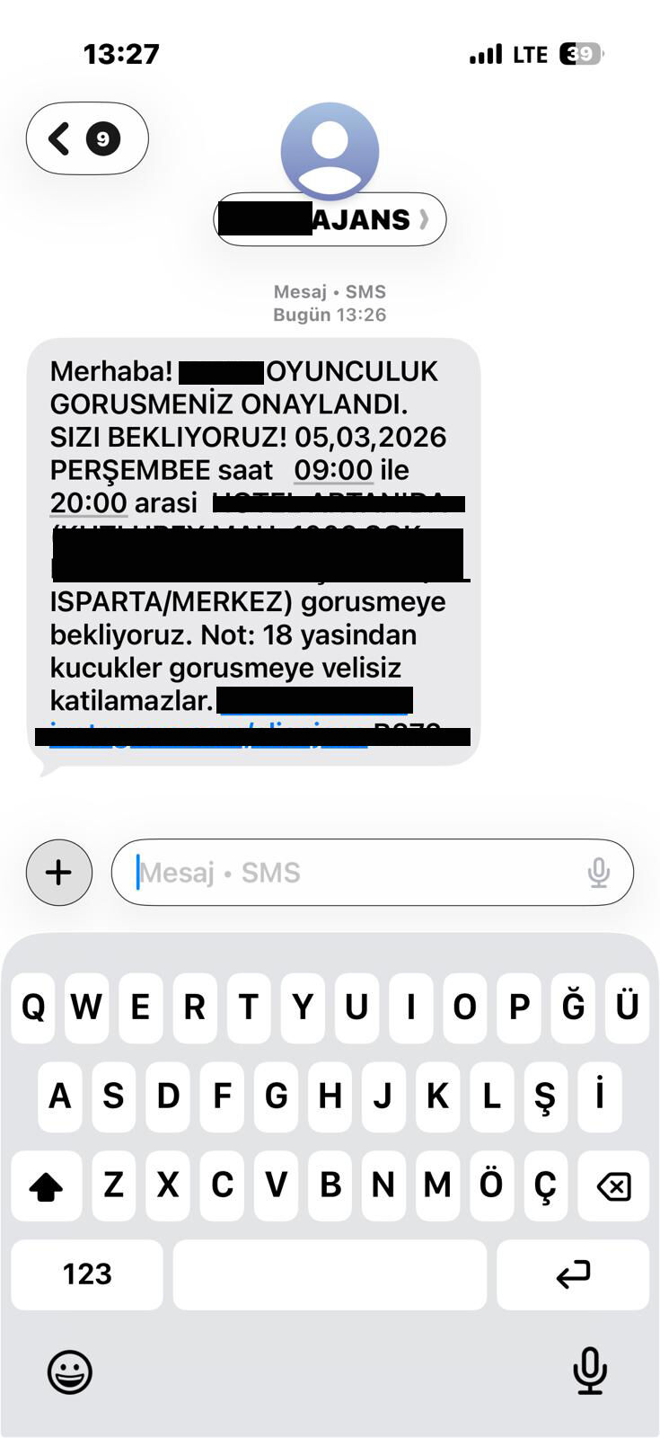 Isparta’da Skandal Sms! Vatandaşın Adını Kullanıp-1