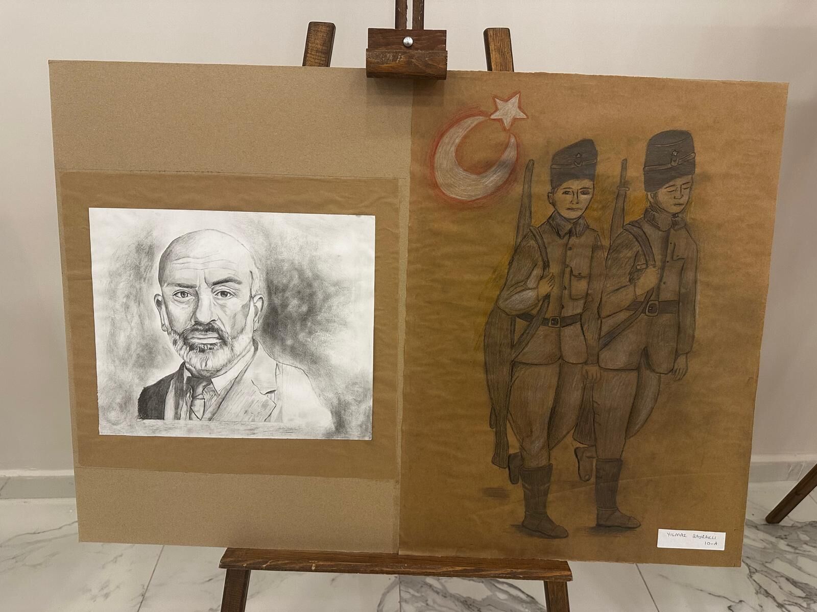 Lise Öğrencilerinden 12 Mart Temalı Resim Sergisi (11)