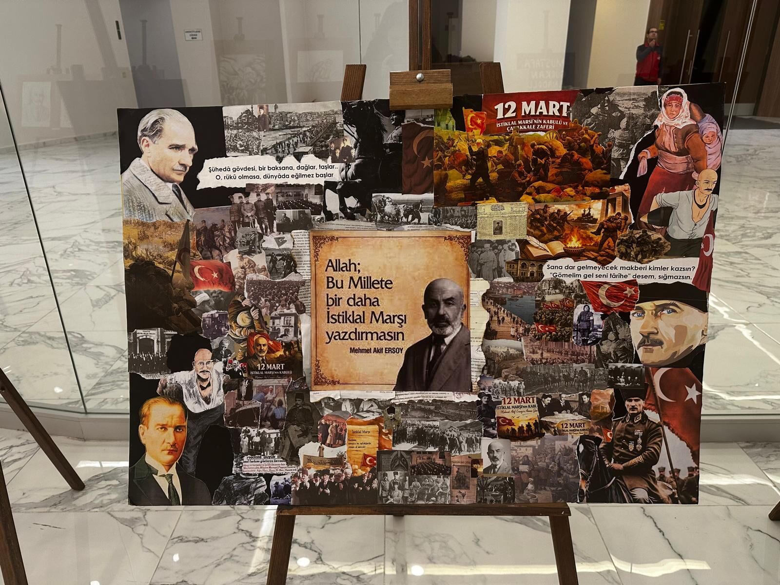 Lise Öğrencilerinden 12 Mart Temalı Resim Sergisi (2)