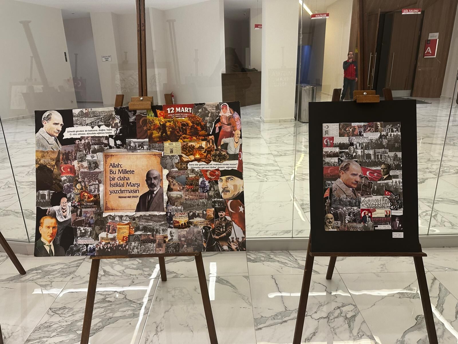 Lise Öğrencilerinden 12 Mart Temalı Resim Sergisi (4)