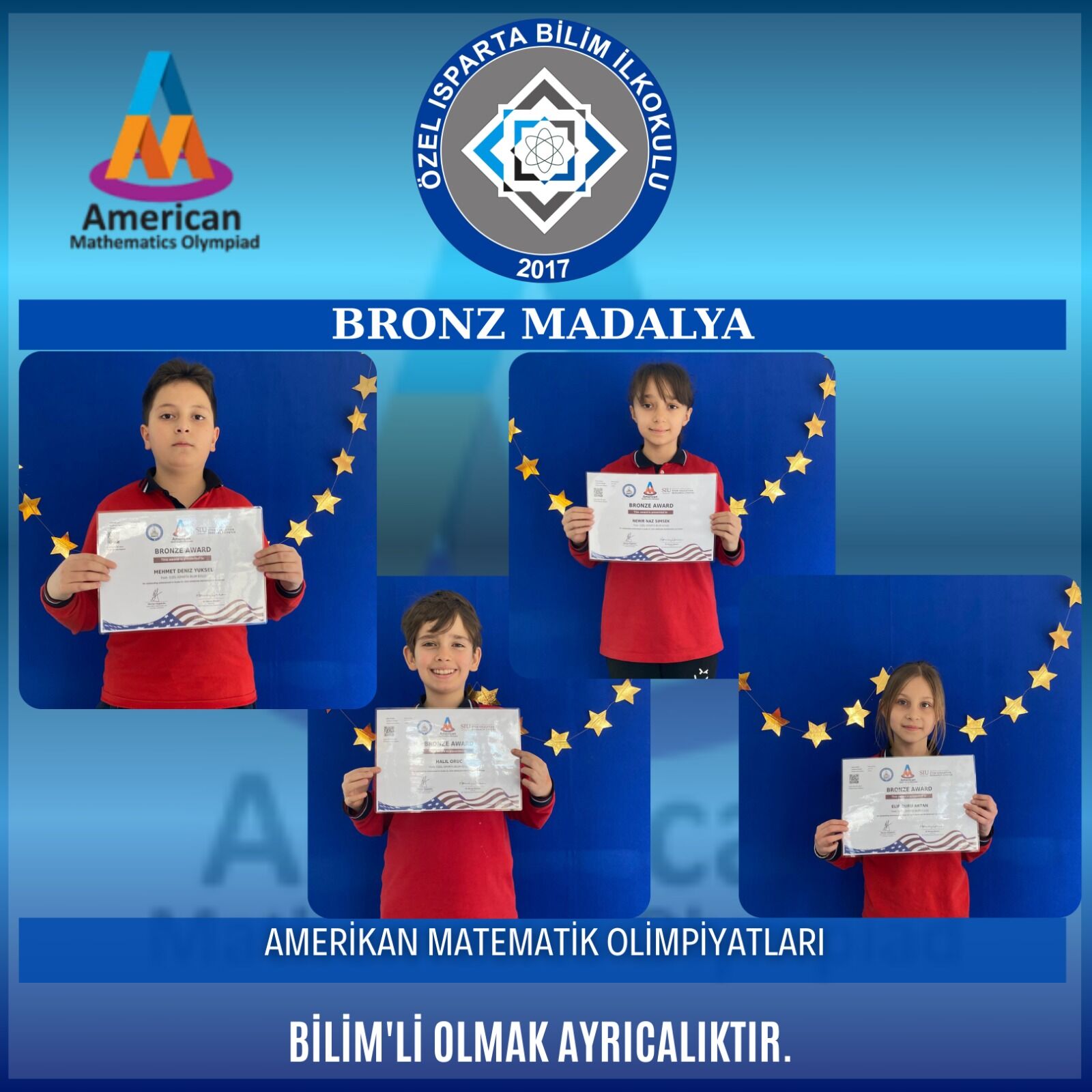 Özel Isparta Bi̇li̇m Okulu Öğrenci̇leri̇nden Büyük Başari (2)