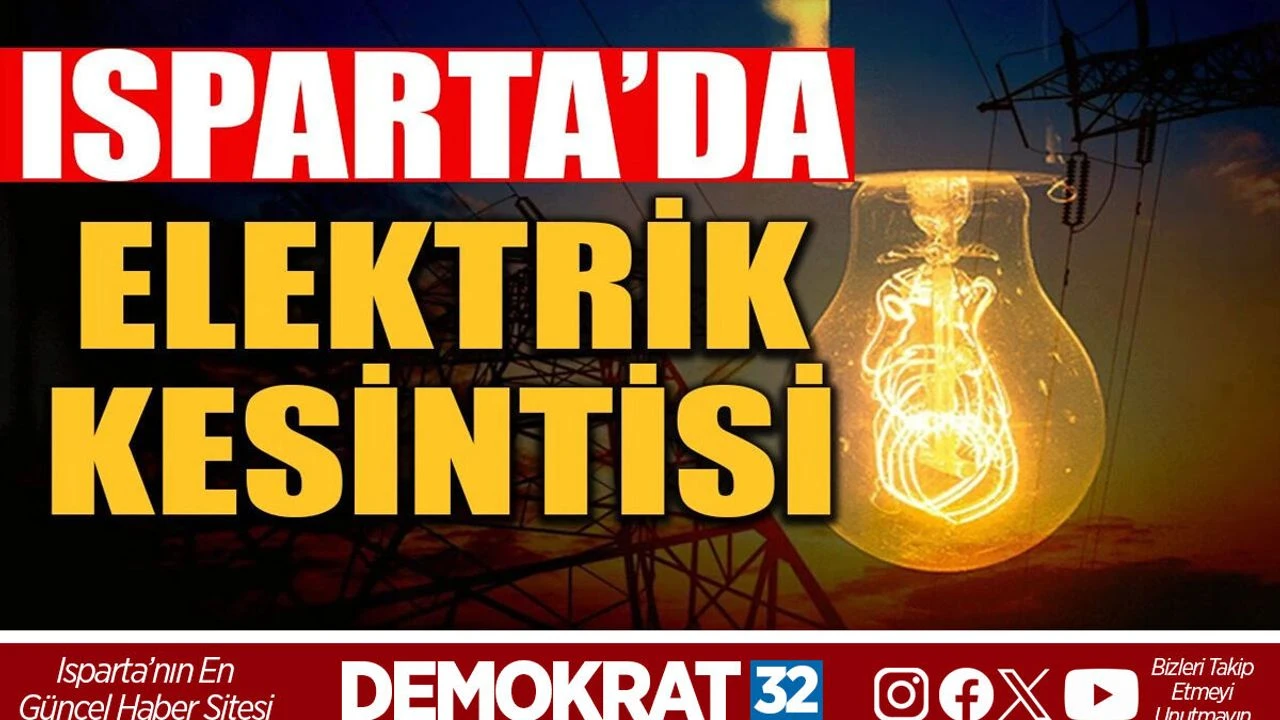 ELEKTRİKLER KESİLECEK