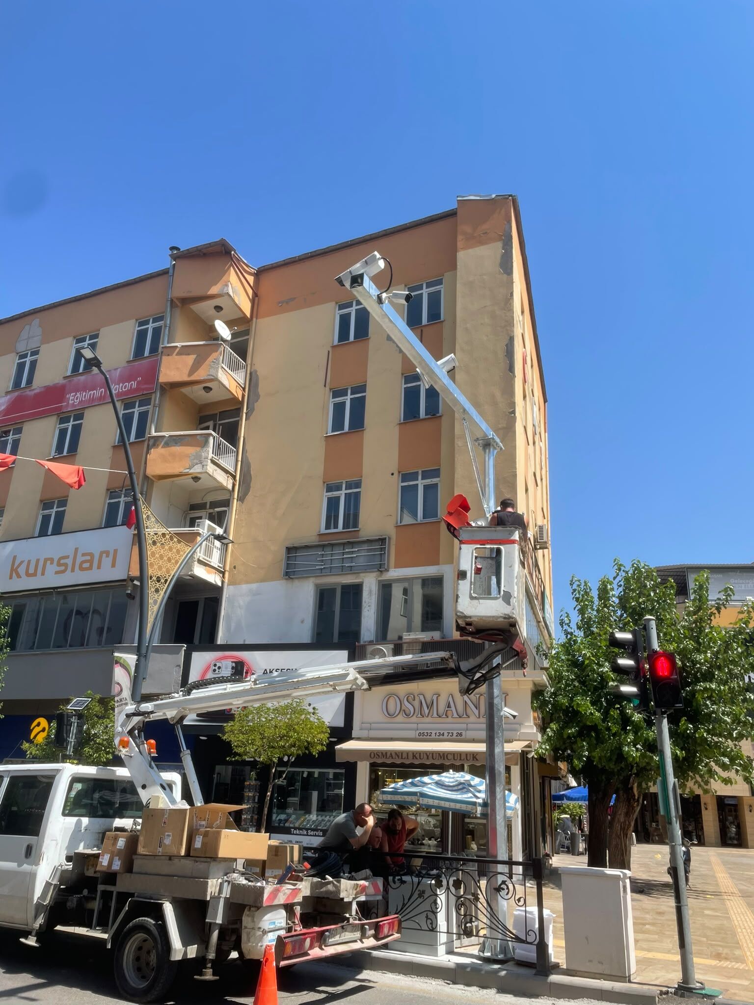 Mi̇mar Si̇nan Caddesi̇’nde Mobese Ve Deneti̇m Kameralari Devrede (3)