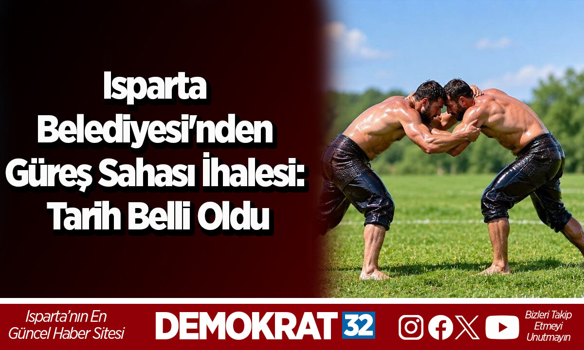 Isparta Belediyesi'nden Güreş Sahası İhalesi: Tarih Belli Oldu