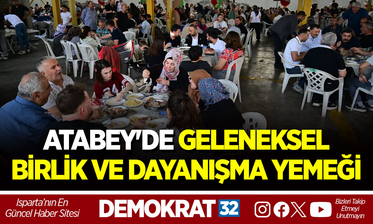 ATABEY'DE GELENEKSEL BİRLİK VE DAYANIŞMA YEMEĞİ