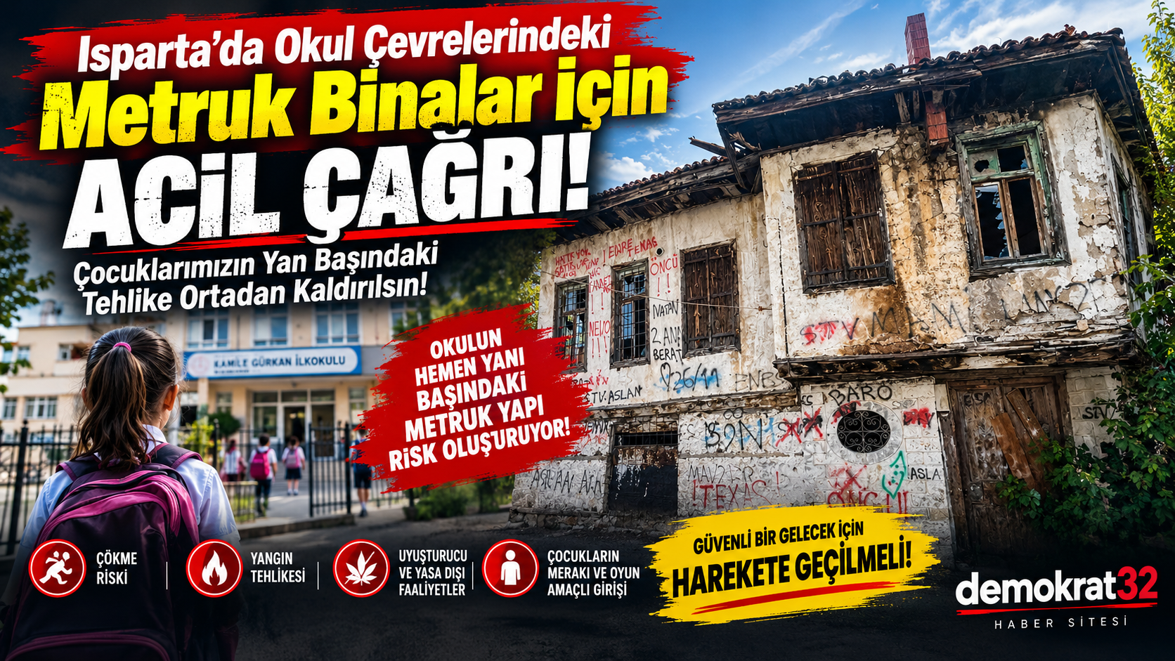 ÇOCUKLARIMIZIN YANI BAŞINDAKİ TEHLİKE ORTADAN KALDIRILSIN!