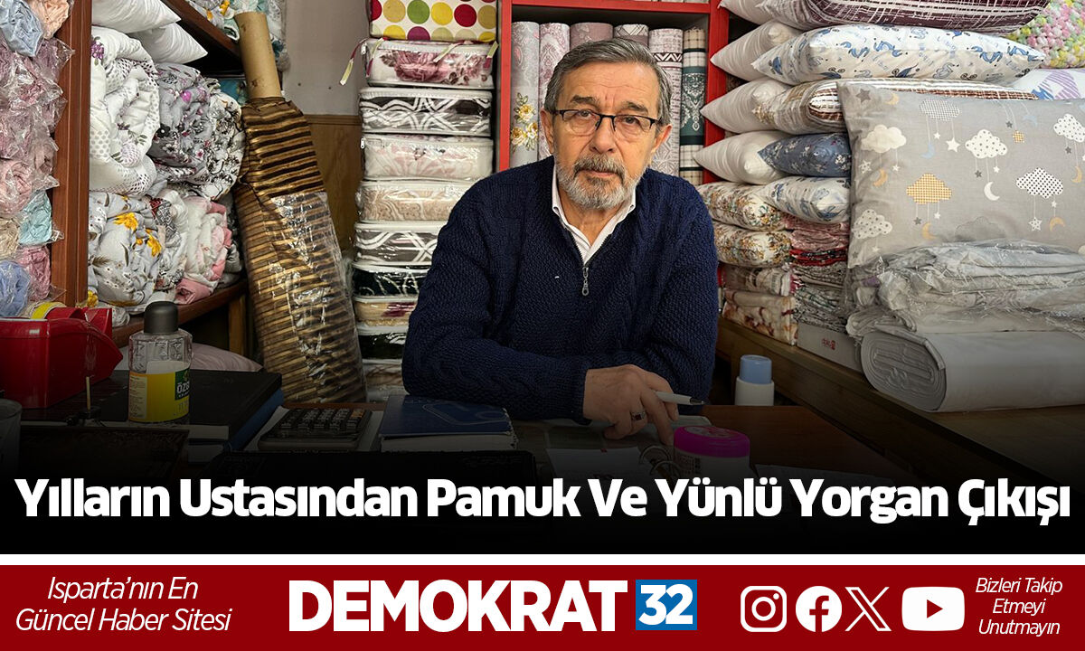 Yılların ustasından pamuk ve yünlü yorgan çıkışı