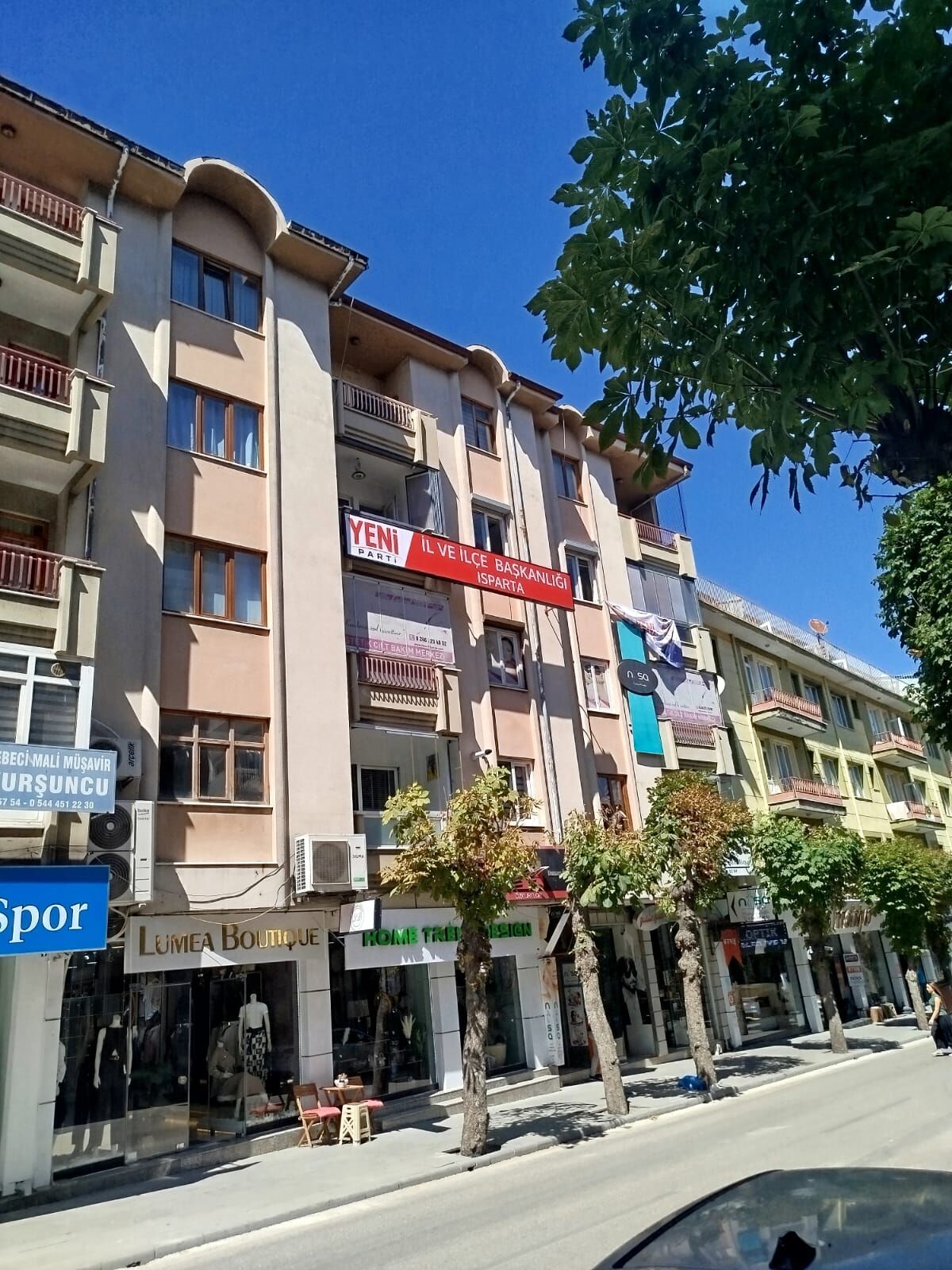 Yeni̇ Parti̇ Isparta İl Başkanliğinin Tabelasi Asildi (2)