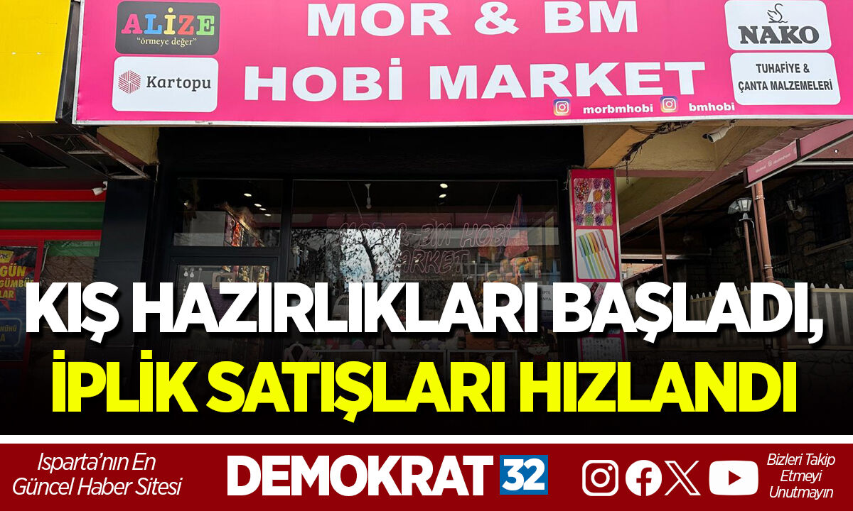 KIŞ HAZIRLIKLARI BAŞLADI, İPLİK SATIŞLARI HIZLANDI